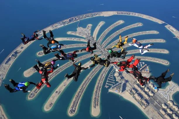 Skydive Over Palm Jumeirah-Things to do in Dubai